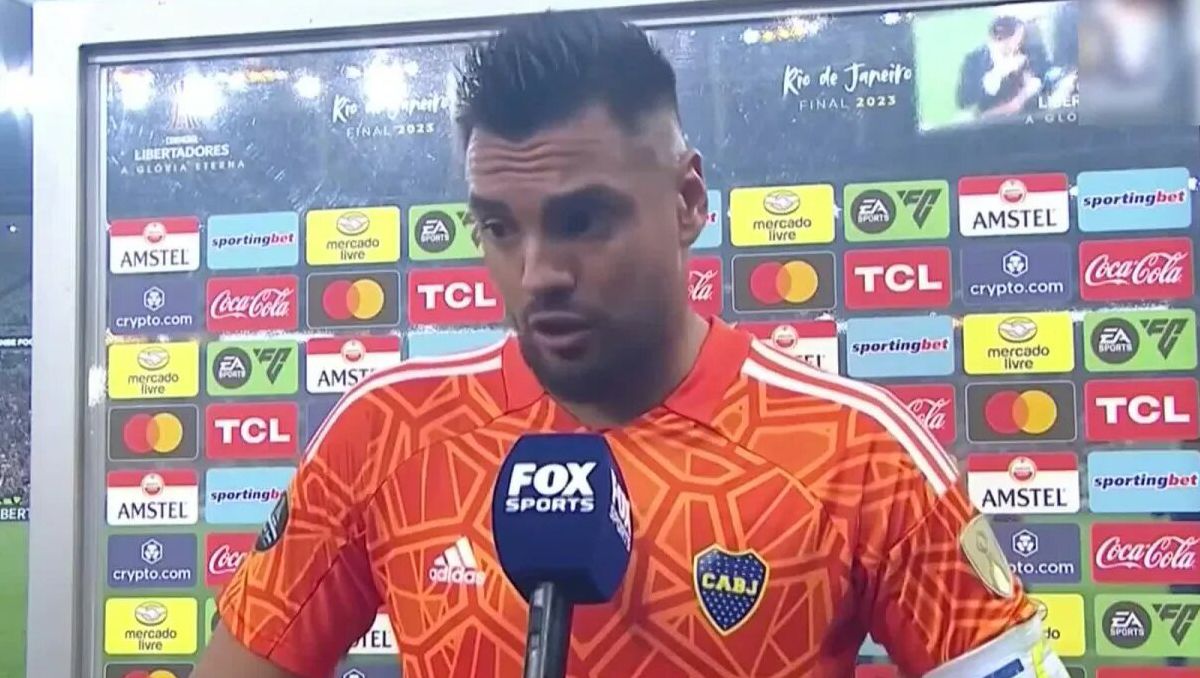 Sergio Romero fue el capitán de Boca en la final de la Copa Libertadores.