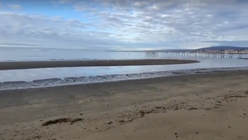 impactante video: asi se retrotrajo el mar en chile en medio del alerta roja por tsunami