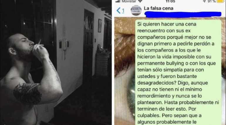 Lo invitaron a un reencuentro del secundario y los escrachó por el bullying que sufrió