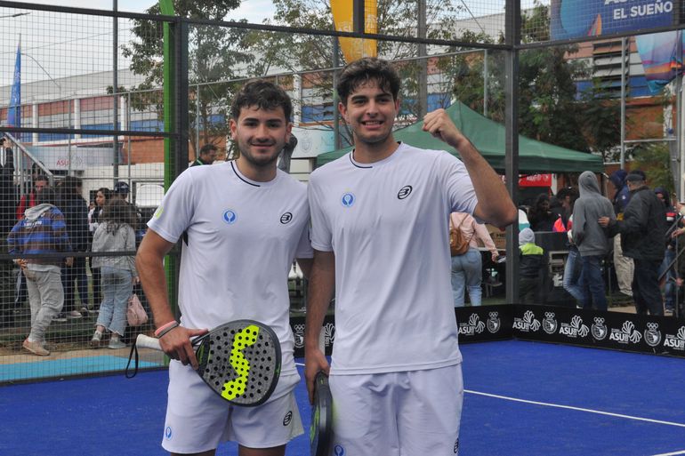 Dal Bianco y De Pascual, la dupla argentina del pádel.