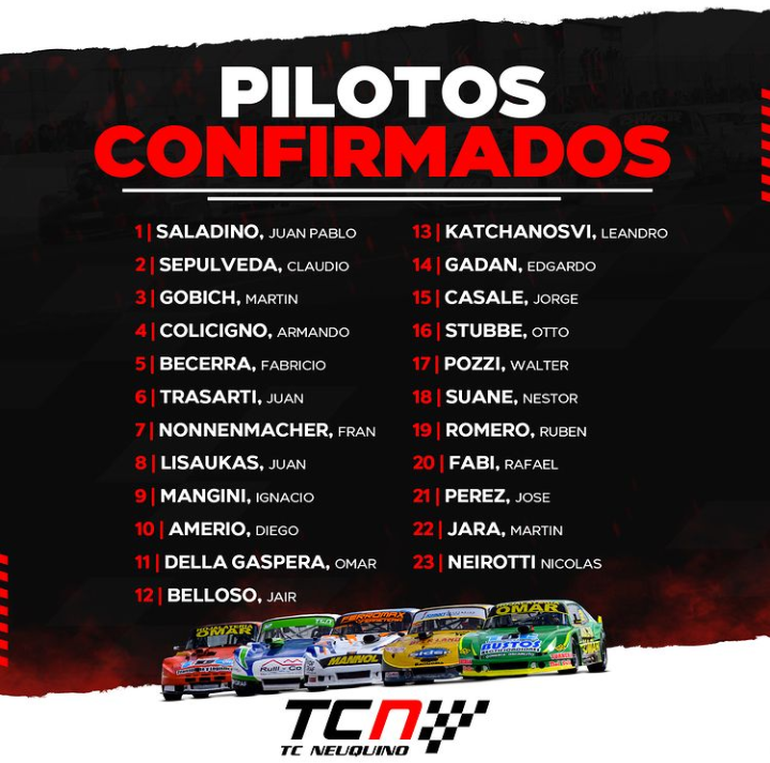 El TC neuquino correrá la tercera fecha en Centenario