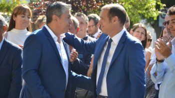 Omar Gutiérrez y Rolando Figueroa volvieron a juntarse para participar de un homenaje a Felipe Sapag.