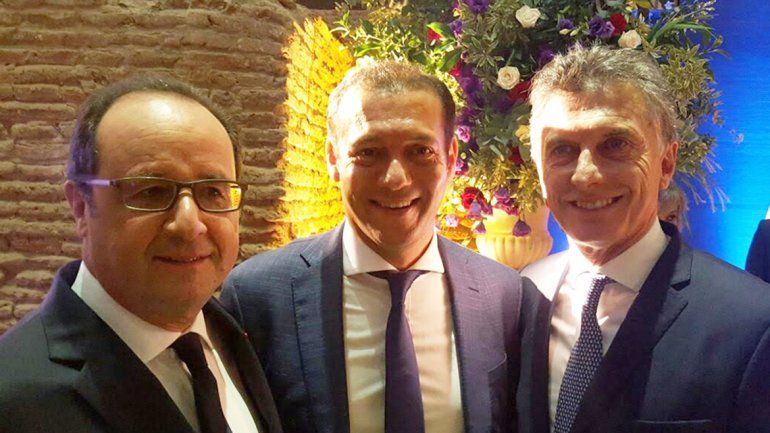 Gutiérrez, en la cena de honor que le hizo el presidente a Hollande