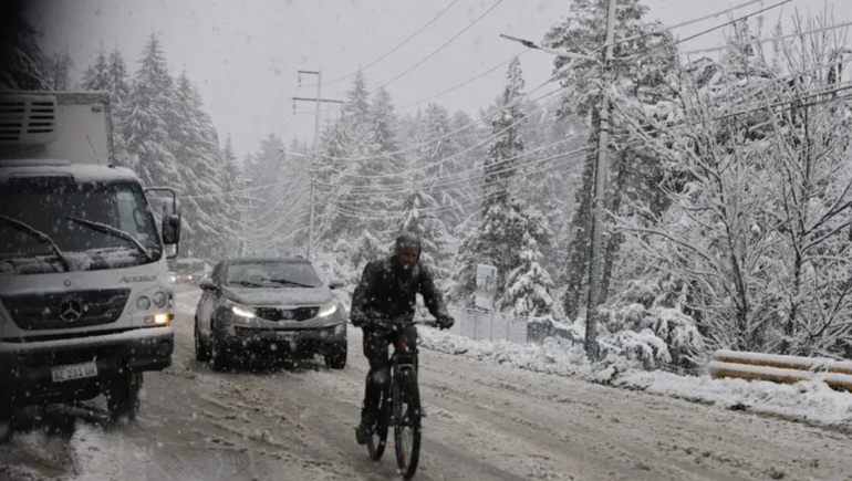 Una fuerte sorprendió a Bariloche