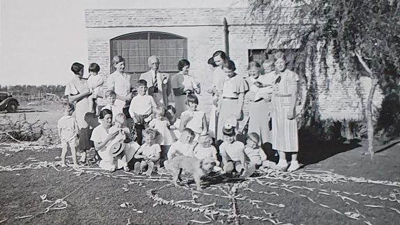Paul y Jean Birrell, familia británica en 1936. Foto: gentileza Verel.