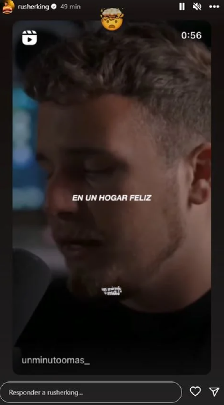 El sugestivo posteo de Rusherking que habla de tener el corazón roto.