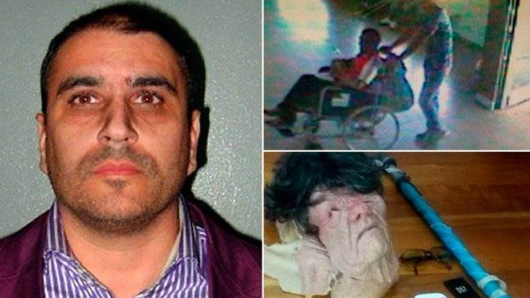 El estafador se subió a la silla de un hombre que lo había ido a visitar.