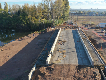 Vista de la ejecución de los trabajos.