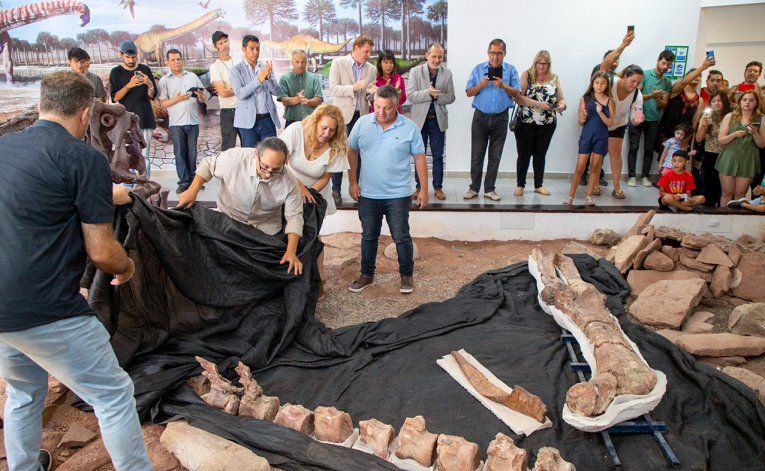 La presentación de Sidersaura se realizó en el Museo Ernesto Bachmann de Villa El Chocón.&nbsp;