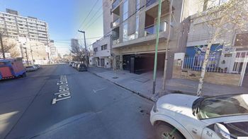 Edificio del centro de Neuquén donde ocurrió el hecho. Edificio del centro de Neuquén donde ocurrió el hecho.