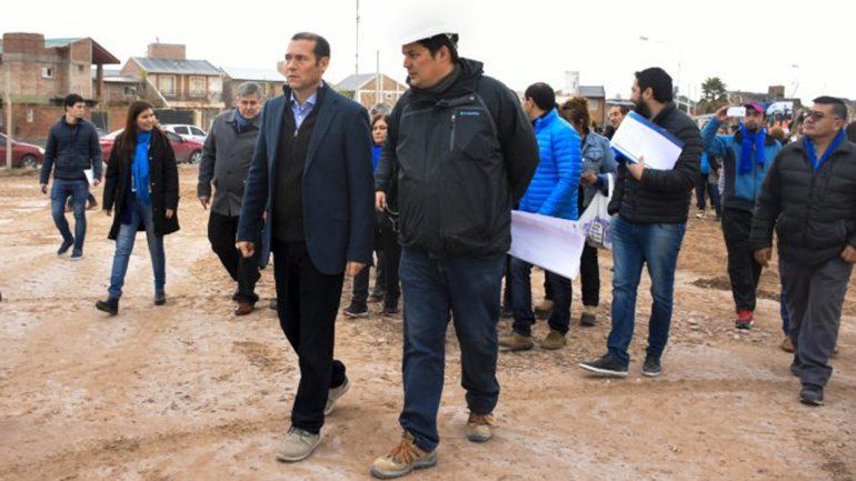 Avanzan las obras de las seis canchas del complejo próximo al Ruca Che