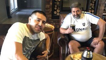 Angelici junto a Román, en tiempos más felices entre ambos... Angelici junto a Román, en tiempos más felices entre ambos...