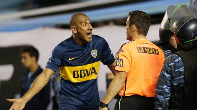 El capitán de Boca fue expulsado por primera vez en el torneo.