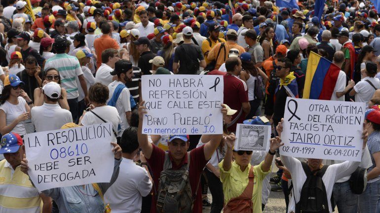La manifestación volvió a ser numerosa. Fue la cuarta en esta semana.