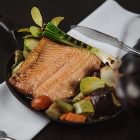 Trucha, uno de los platos protagonistas de Malma.