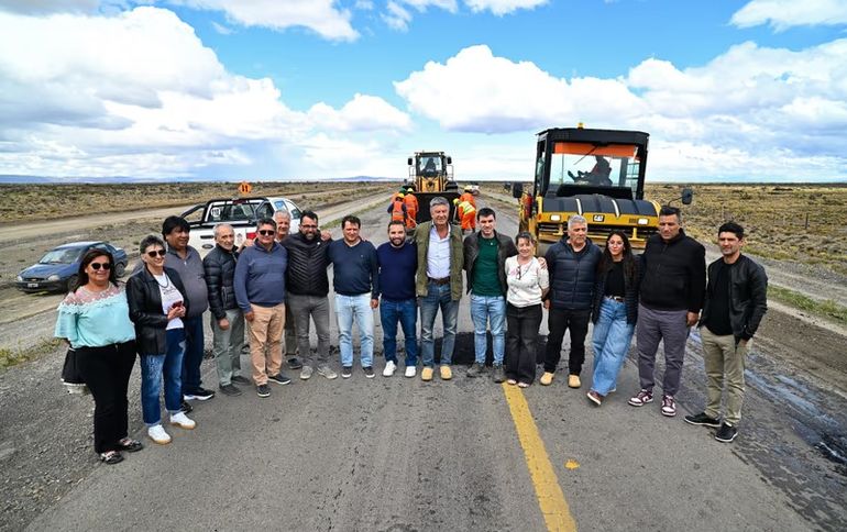 El gobierno de Chubut anunció el inicio de obras en la Ruta 40. El gobierno de Chubut anunció el inicio de obras en la Ruta 40.