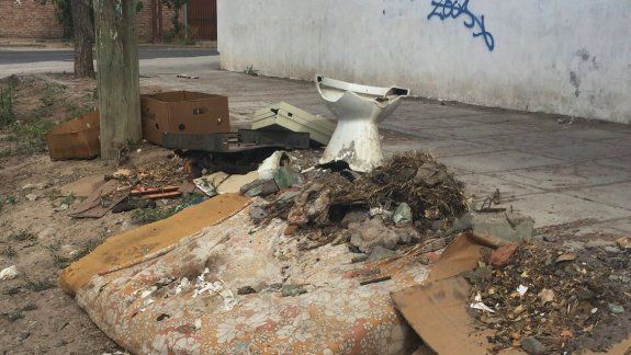Por la basura en las calles