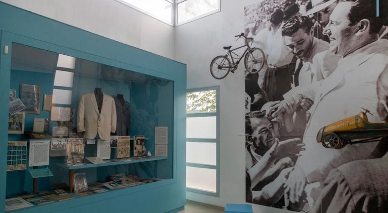 Objetos de Juan Domingo Perón en una de las salas del museo. Objetos de Juan Domingo Perón en una de las salas del museo.