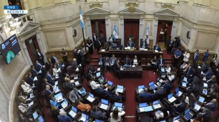 El Senado trata la Ley de Glaciares luego de los incidentes y detenciones.&nbsp;