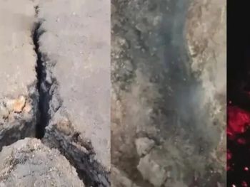 En Chubut sale humo del suelo y un inesperado obstáculo frena a los científicos que intentan investigarlo.