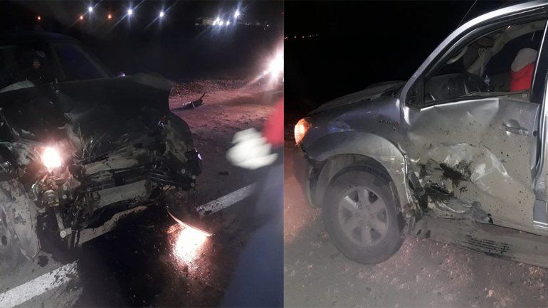 Tres niños heridos en fuerte choque en la Autovía Norte