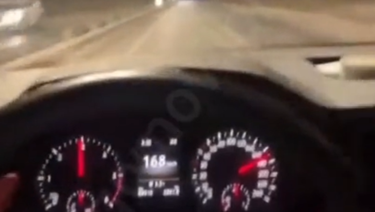 El conductor se filmó a 170 km/h manejando por Ruta 7
