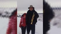 el musico neuquino que se hizo viral por interpretar el himno en plena nevada