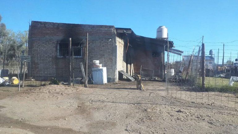 Incendiaron la casa del acusado por el homicidio de Moreno