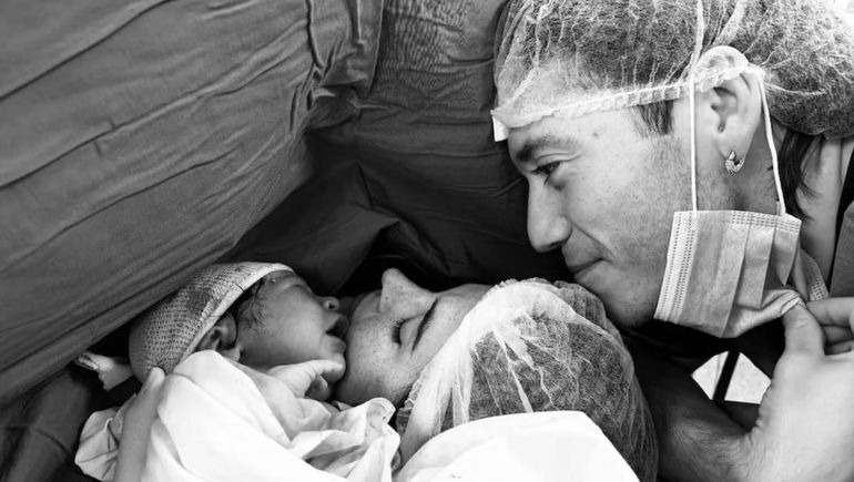 Londra celebró la llegada de su tercera hija.&nbsp;