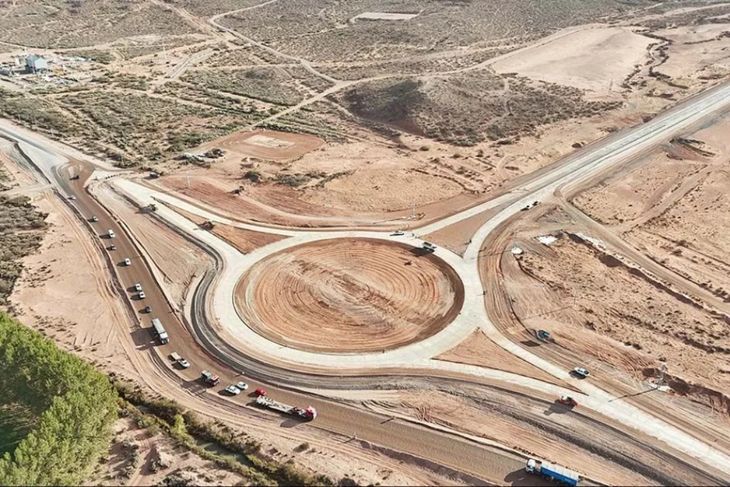 El bypass de Añelo, a punto de terminarse. (Imagen: Gobierno de Neuquén) El bypass de Añelo, a punto de terminarse. (Imagen: Gobierno de Neuquén)