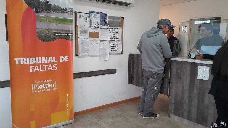 En Plottier también pusieron mano dura con las multas