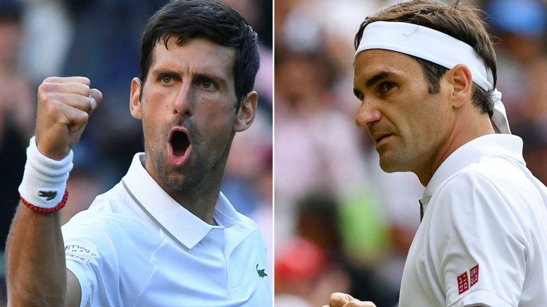 De pie: Federer y Djokovic definen hoy Wimbledon