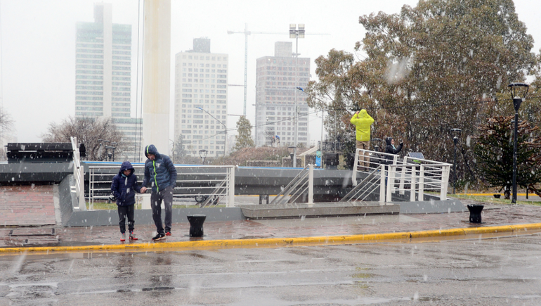 Última nevada en Neuquén. Foto: Archivo Última nevada en Neuquén. Foto: Archivo
