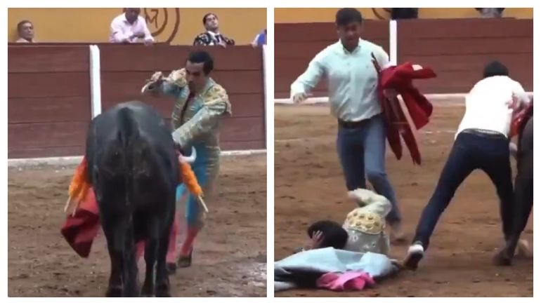 El torero Emilio Macías sufrió graves heridas en una corrida en México tras recibir la cornada de un toro.