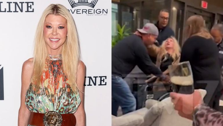 El video fue captado por una persona que se encontraba en el lobby del hotel y observó la descompensación de la actriz.