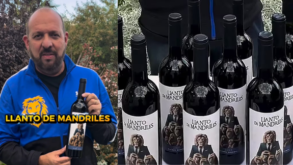 El diputado libertario, Carlos DAlessandro, y un particular sorteo