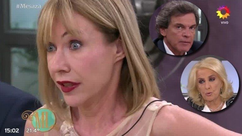 La actriz fue la voz discordante de la mesa dominguera de Mirtha.&nbsp;