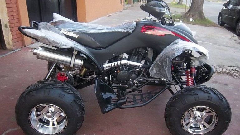 El cuatriciclo que fue a comprar era un Keller 200 cc.