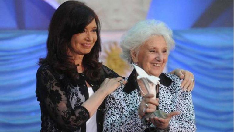 Estela de Carlotto: Ojalá vuelva Cristina