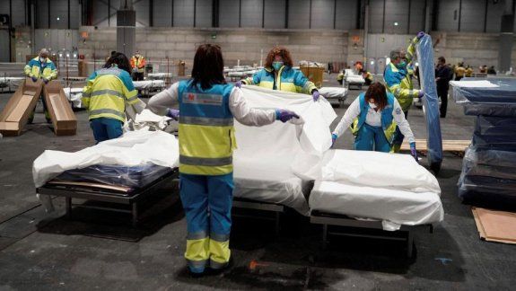 España registró 637 muertes