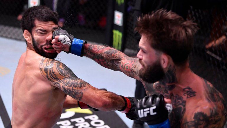 Cody Garbrandt y su terrible golpe para ganar la pelea.