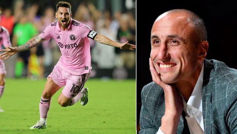Manu Ginóbili opinó sobre Lionel Messi y su golazo.