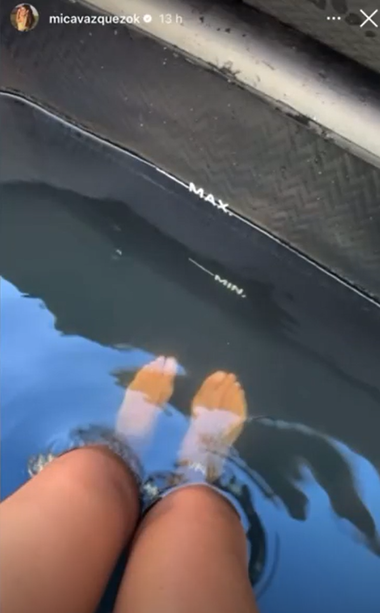 Los aparatos elegidos por Mica Vázquez para relajar post running. Los aparatos elegidos por Mica Vázquez para relajar post running.