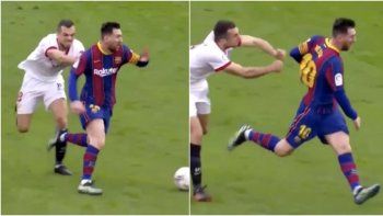 trato de agarrar a un messi a toda velocidad, quedo en ridiculo y es viral trato de agarrar a un messi a toda velocidad, quedo en ridiculo y es viral
