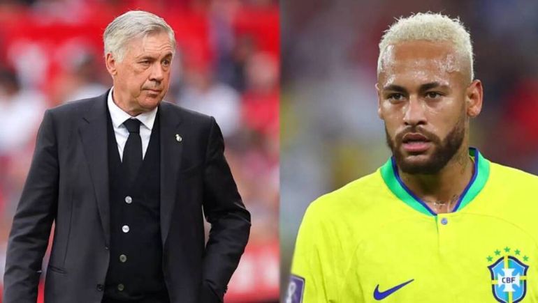 Ancelotti habló sobre la posible convocatoria de Neymar al Mundial.