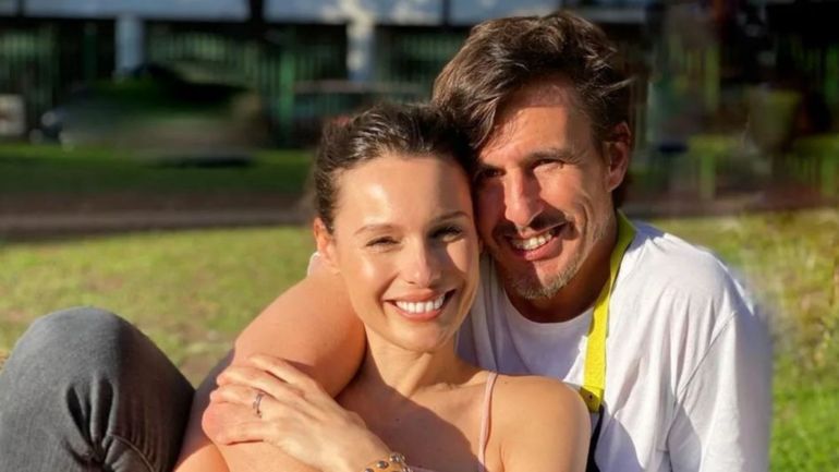 Pampita y Roberto García Moritán