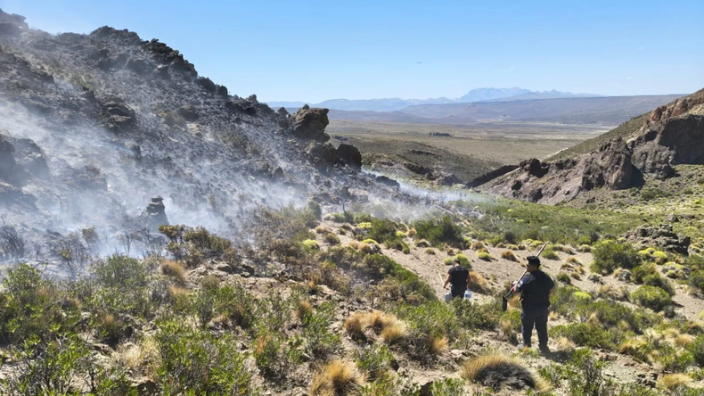 Neuquén enfrenta incendios a diario. | LM Neuquen Neuquén enfrenta incendios a diario.