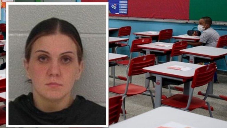 Maestra filmó un video sexual ante sus alumnos