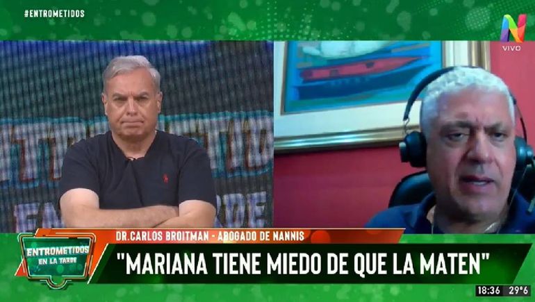 El abogado Carlos Broitman fue abogado de Mariana Nannis, en una causa contra Caludio Paul Caniggia por presunto abuso sexual y violencia de género. El abogado Carlos Broitman fue abogado de Mariana Nannis, en una causa contra Caludio Paul Caniggia por presunto abuso sexual y violencia de género.