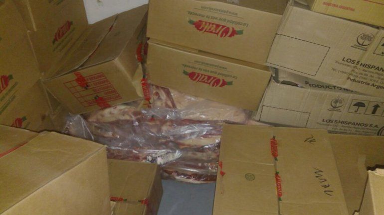Decomisaron 400 kilos de carne en un operativo sobre la Ruta 151